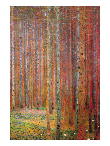 Tannenwald - Gustav Klimt Painting